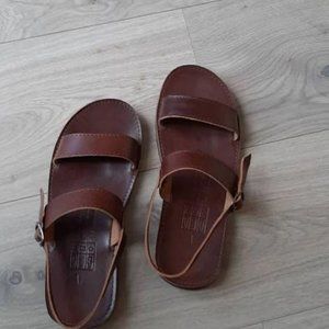 Leather sandals men,Greek leather sandals,Natural strappy sandals,Sandales homme